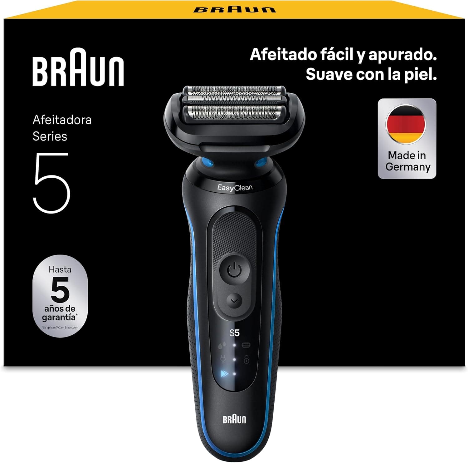 Braun Series 5 Afeitadora Eléctrica Hombre, 51-B1000s, Azul