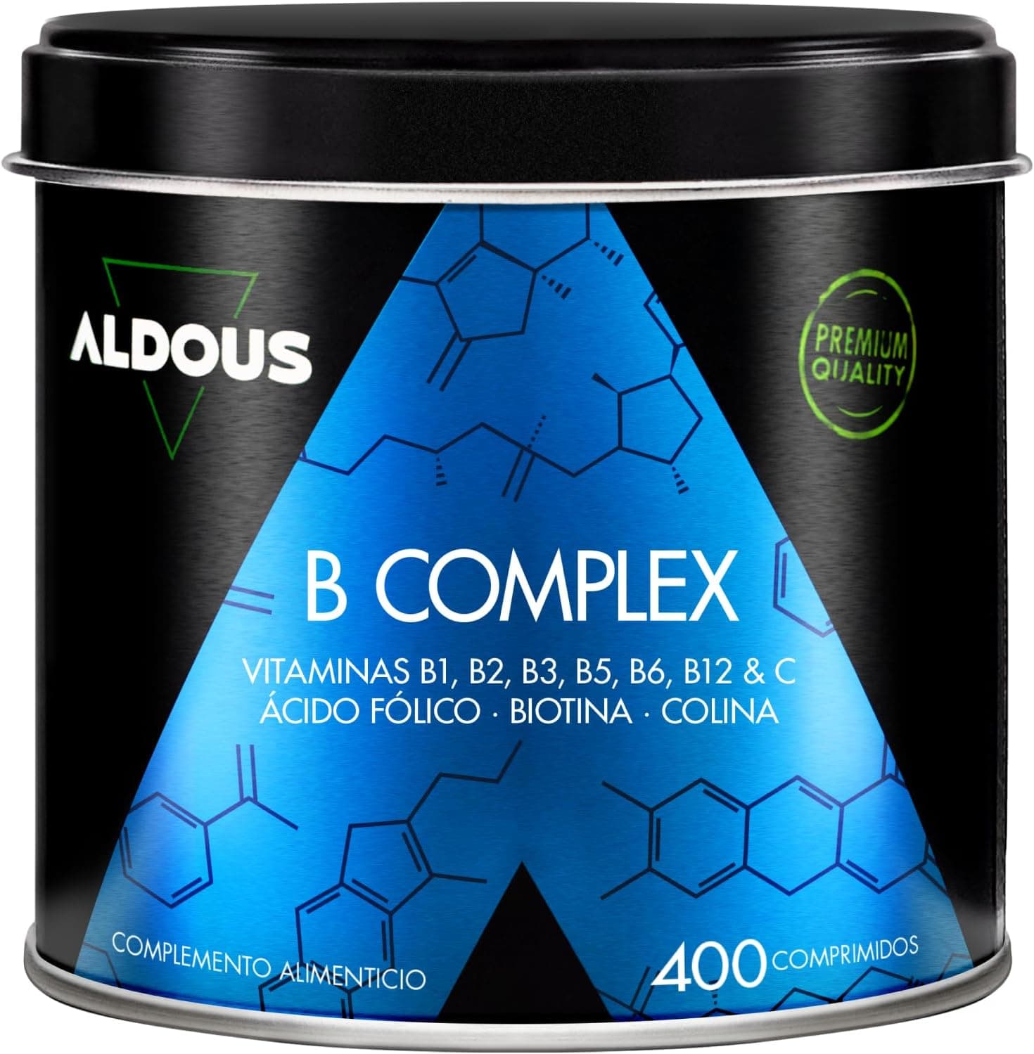 Vitamina B Complex + Vitamina C - 400 Comprimidos - Más de 1 Año