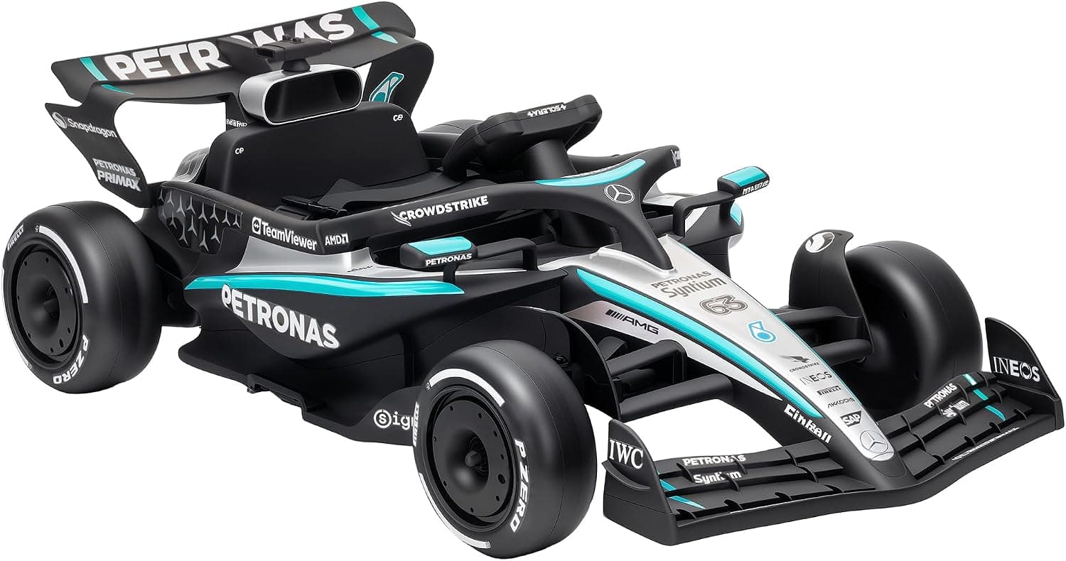 AIYAPLAY Kart Eléctrico para Niños 12V Mercedes-AMG Petronas F1 Negro