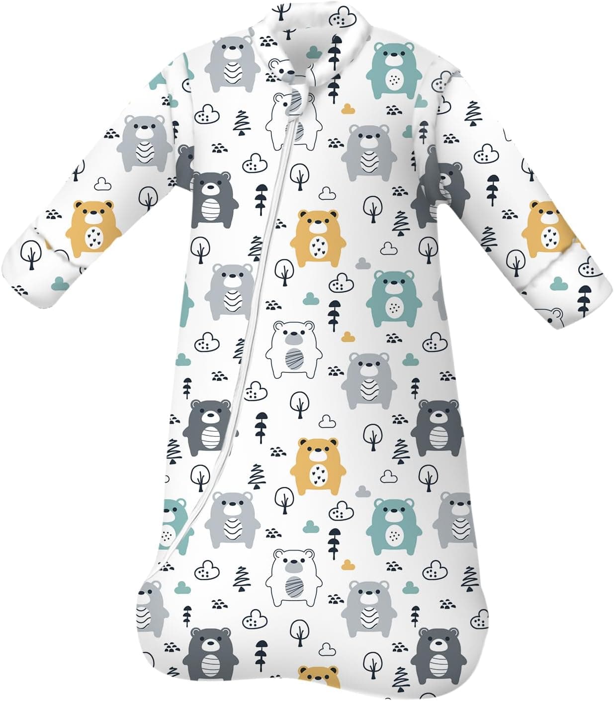 Saco Dormir Bebé 100% AlgodóN 3,5 TOG Mangas ExtraíBles Invierno