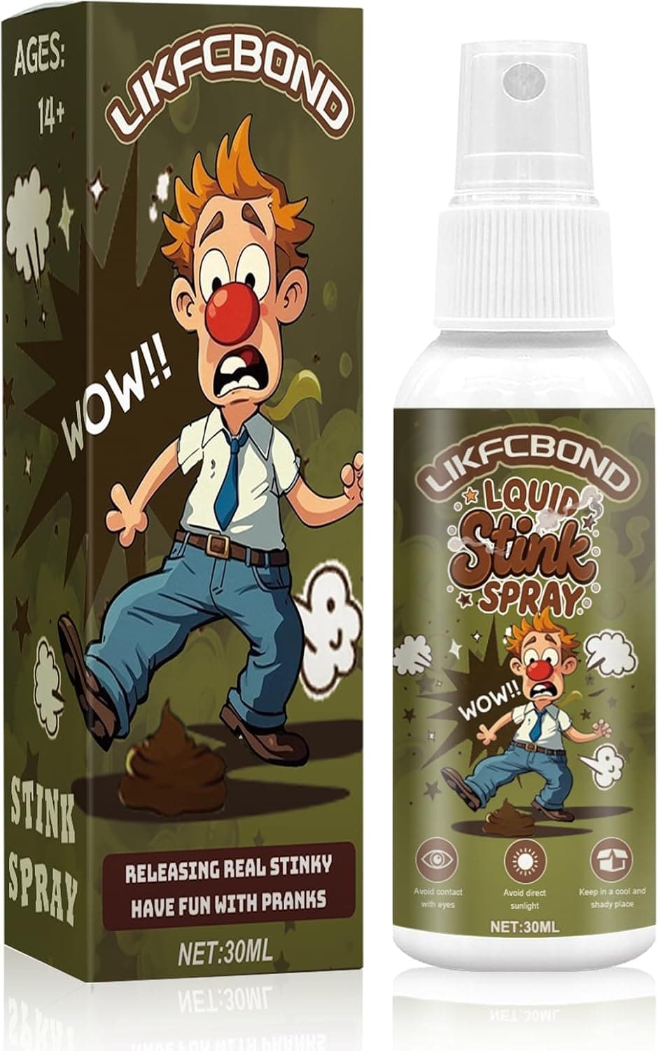 Spray Apestoso Pedos, Spray Apestoso Líquido Extra Fuerte, 30ML
