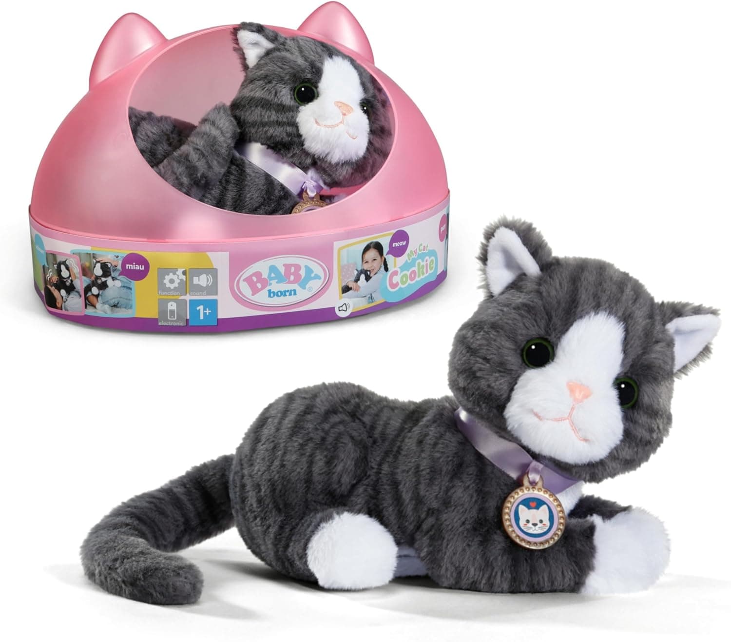 Baby born Mi Gato Cookie con transportín