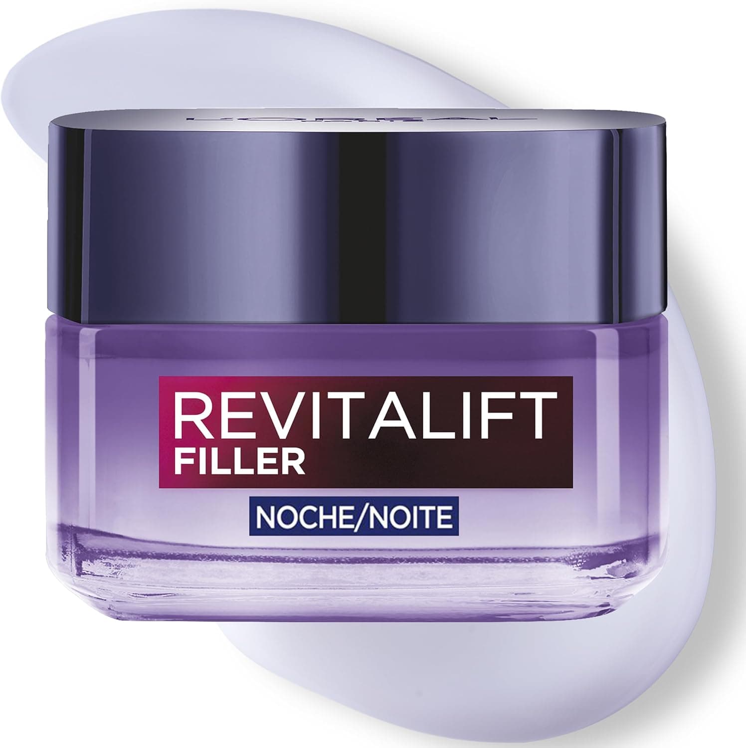 L'Oréal Paris Revitalift Filler Crema de Noche con Ácido Hialurónico, 50ml