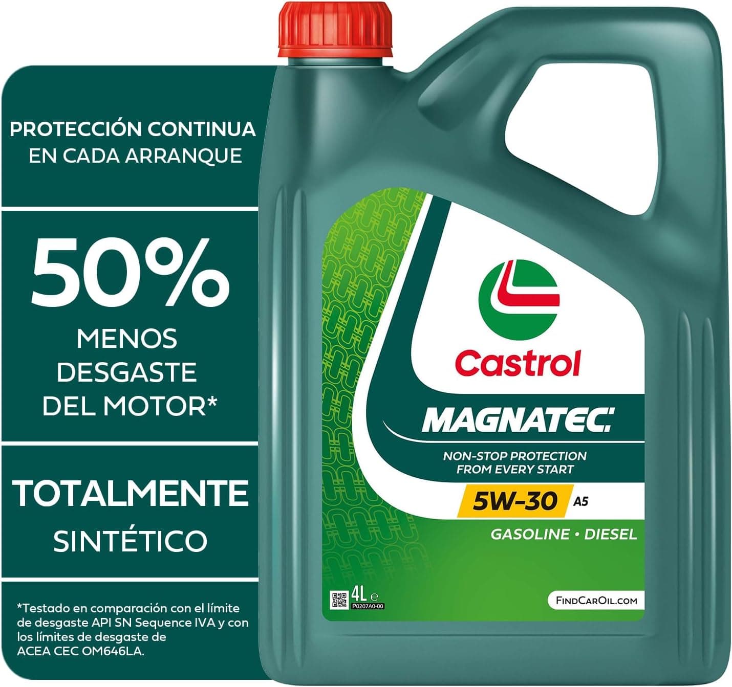 Castrol MAGNATEC 5W-30 A5 Aceite de motor totalmente sintético, 4L