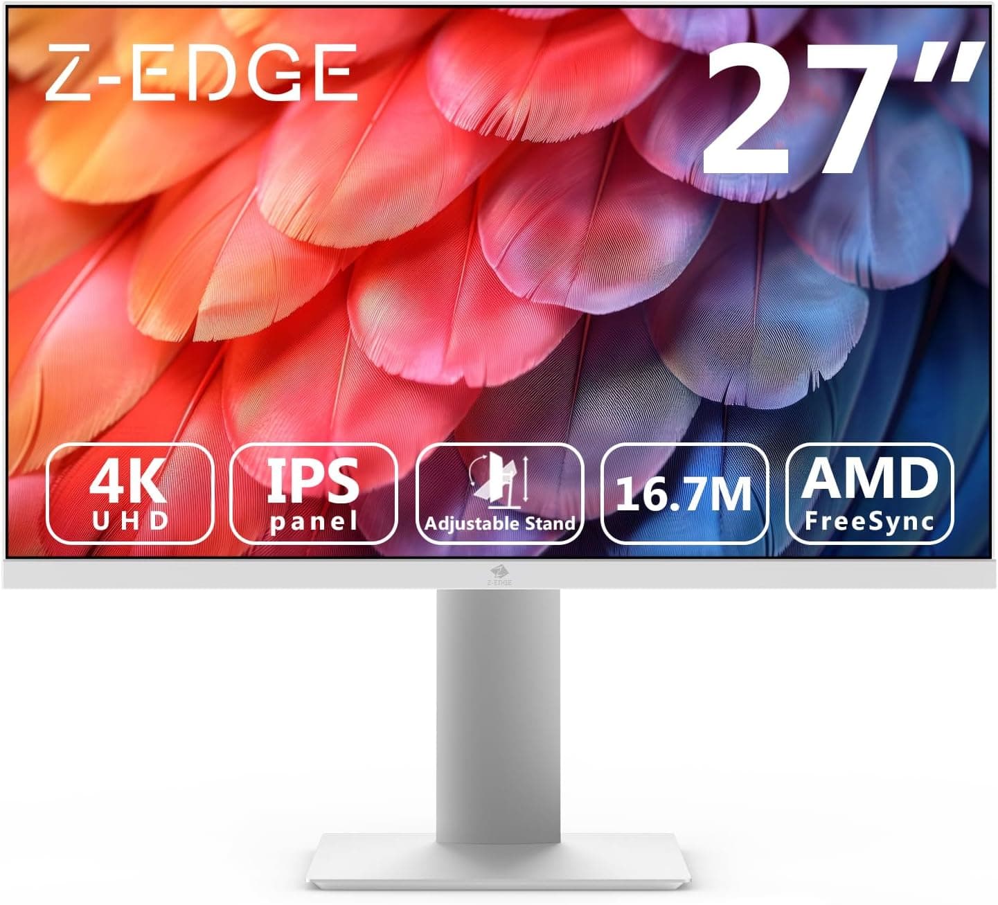 Z-Edge Monitor 27'' IPS 4K UHD 16:9 60Hz 5ms FreeSync Blanco
