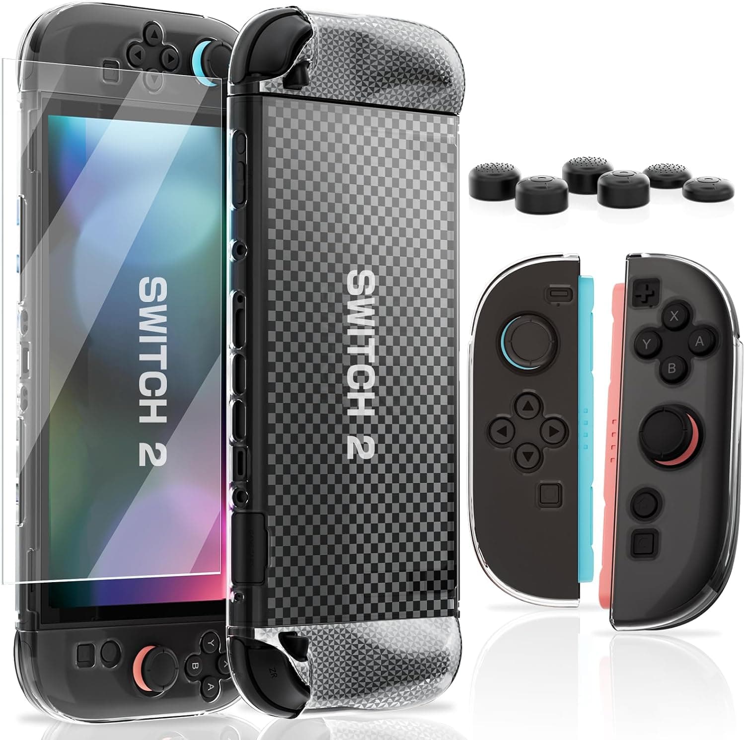 HEYSTOP Carcasa Protectora para Nintendo Switch 2, Funda Protector Dockable