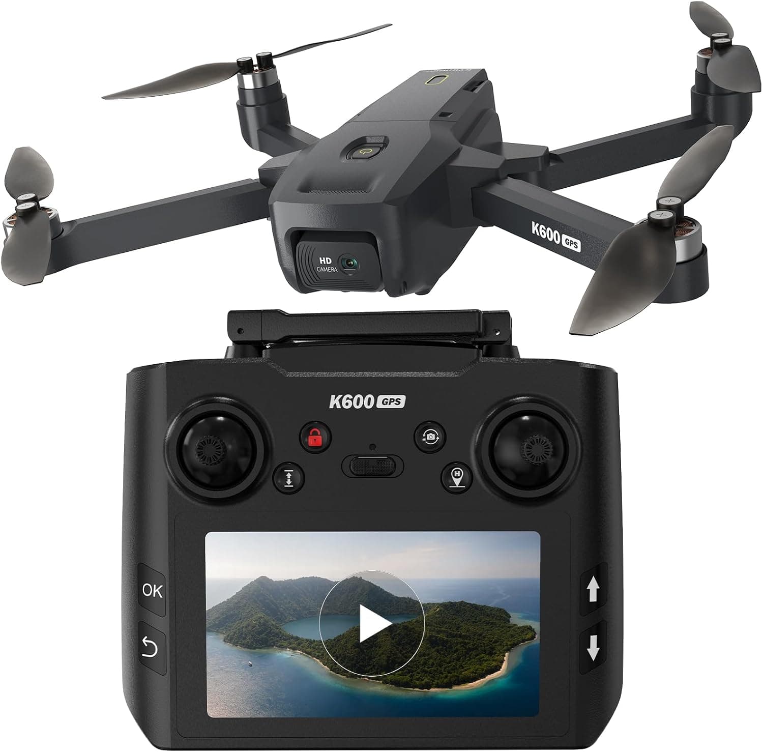 Dron GPS con Cámara 1080P Plegable Motor Sin Escobillas Menos de 249g