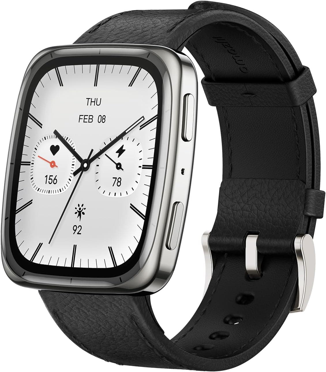 Amazfit Active 2 Reloj Inteligente 43mm Hombre Mujer, Pantalla AMOLED 1.75", Mapas Offline, GPS, Batería 10 Días, 160+ Modos Deportivos, Monitor de Ritmo Cardíaco y Sueño, Smartwatch para iOS Android