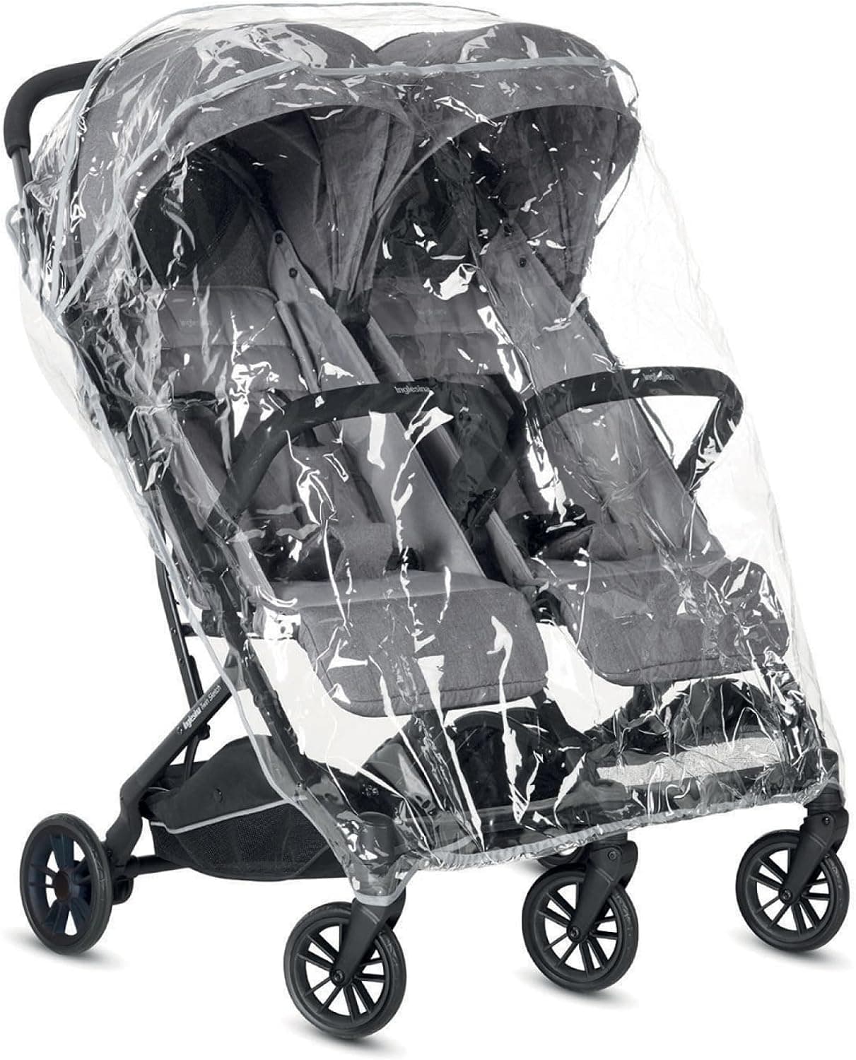 Inglesina Protector de lluvia para sillita de paseo doble, compatible con Twin Sketch