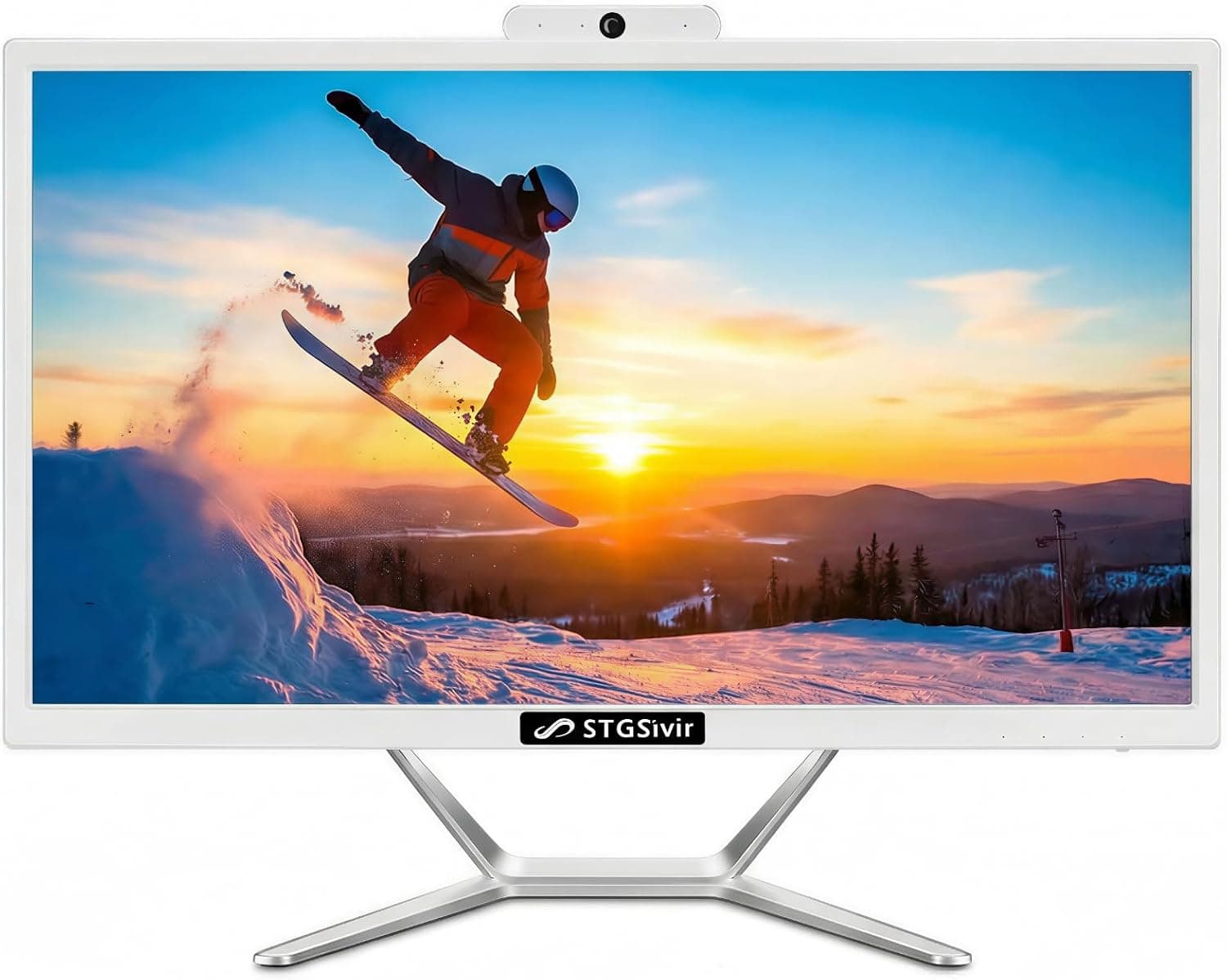 STGsivir All in One PC, Pantalla FHD 21.5", Core i5, 16G RAM, 512G SSD