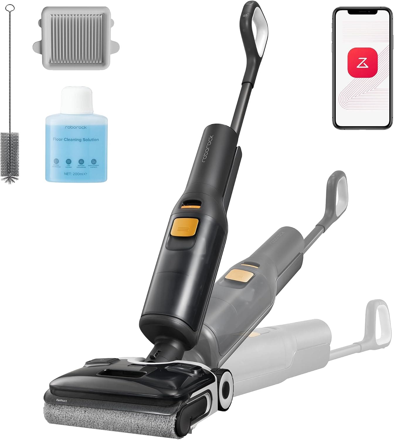 roborock F25 XT Aspiradora-Fregona Sin Cable en Seco y Húmedo, 20.000 Pa