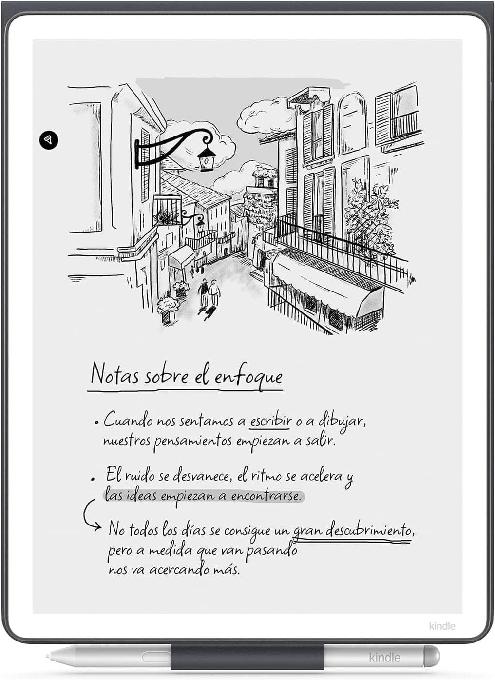 Funda para Amazon Kindle Scribe, con tapa plegable, acople magnético y diseño sostenible, funcional y protectora (material vegetal)