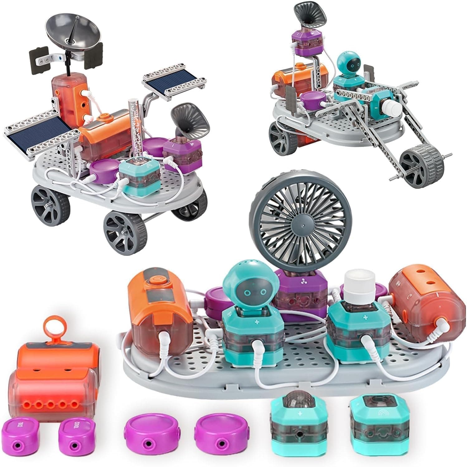 Kit Electrónico Stem Desde 8 Años, 110 Experimentos & 201 Piezas