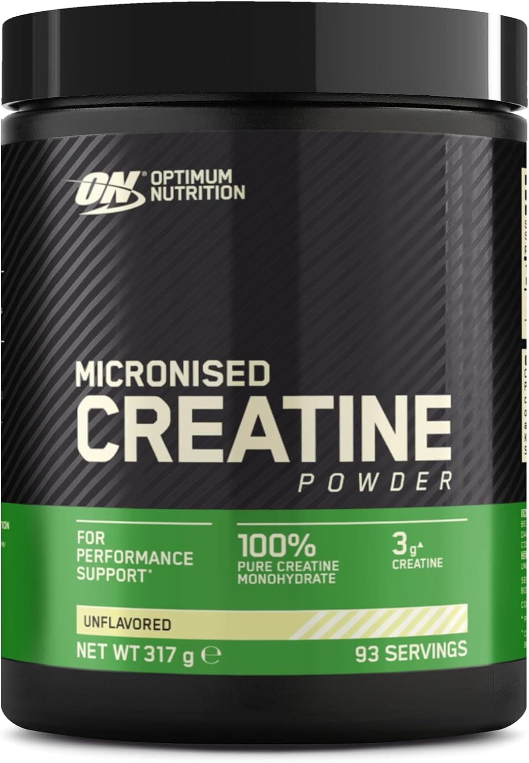 Optimum Nutrition Creatina Monohidrato Micronizada en Polvo, 317g