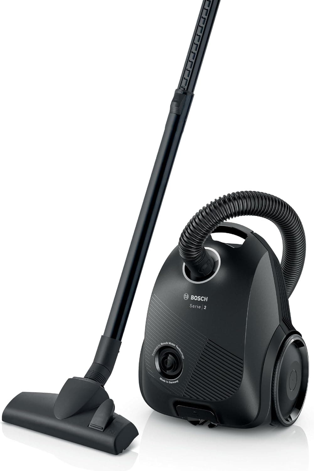 Bosch - Aspirador con bolsa, Serie 2, 3.5 litros, 80 dB, Negro, BGBS2LB1