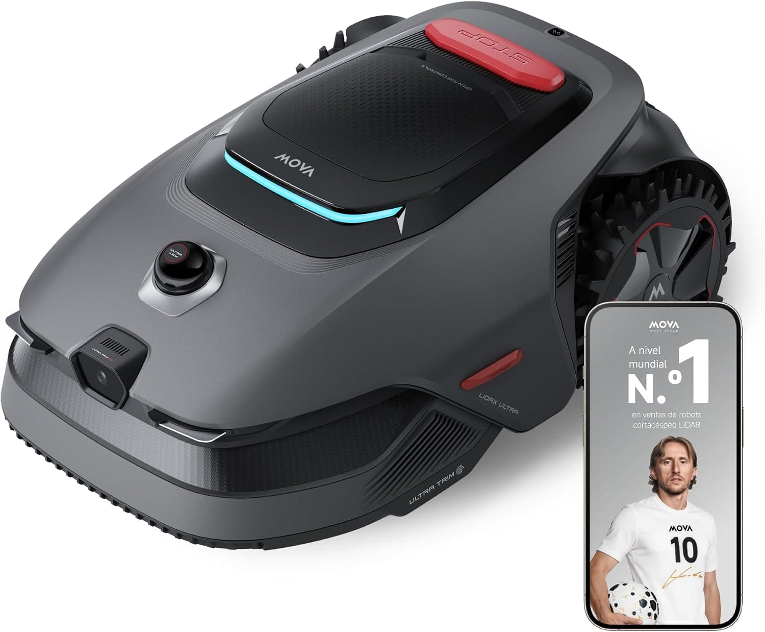 MOVA LiDAX Ultra 1600 Robot cortacésped Módulo 4G, sinRTK