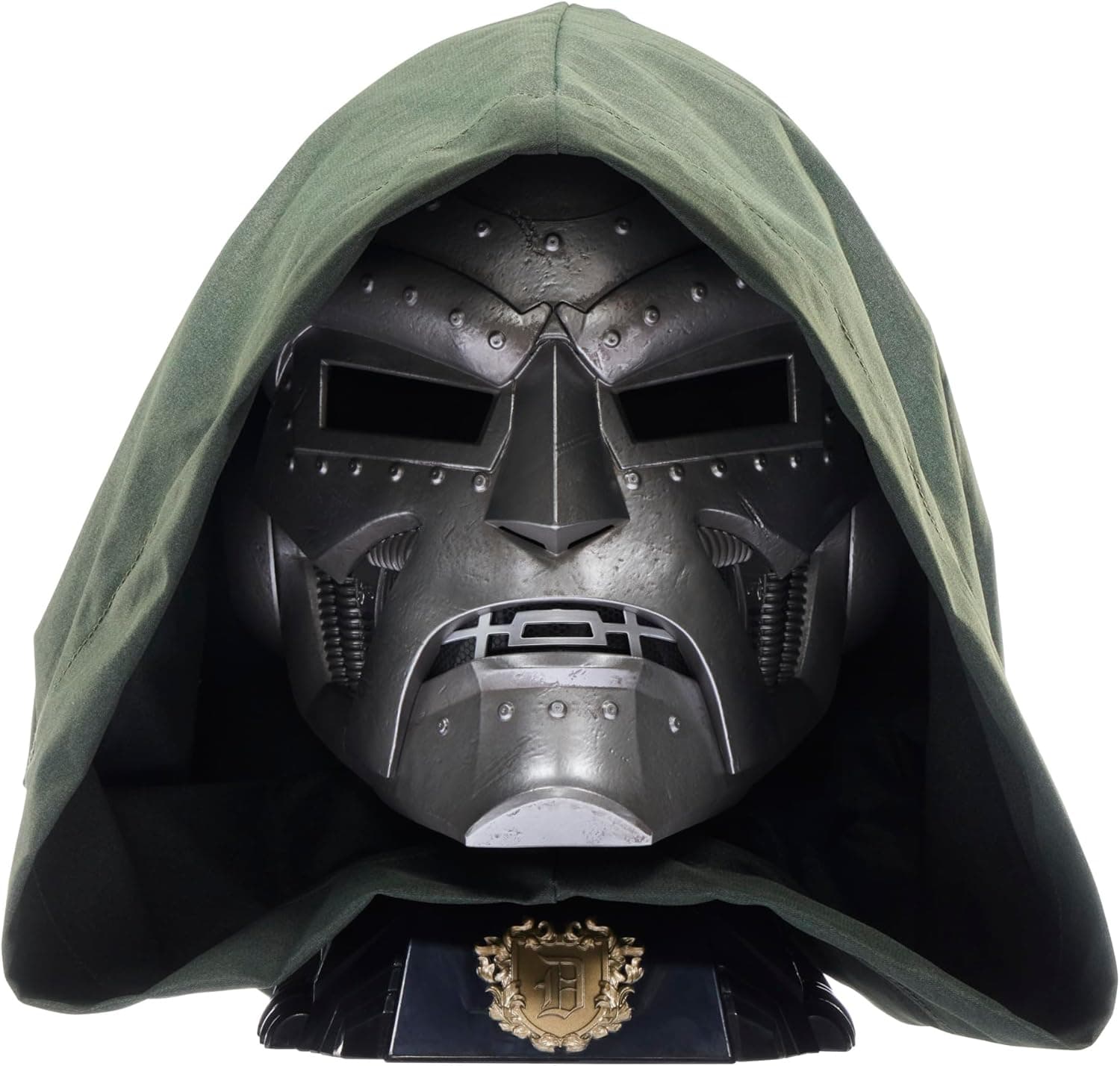 Hasbro Marvel Legender Series, Doctor Doom, Casco Premium, Cosplay, Juegos de rol, Capucha Removible, Base para Exhibir, Escala 1:1, Idea de Regalo