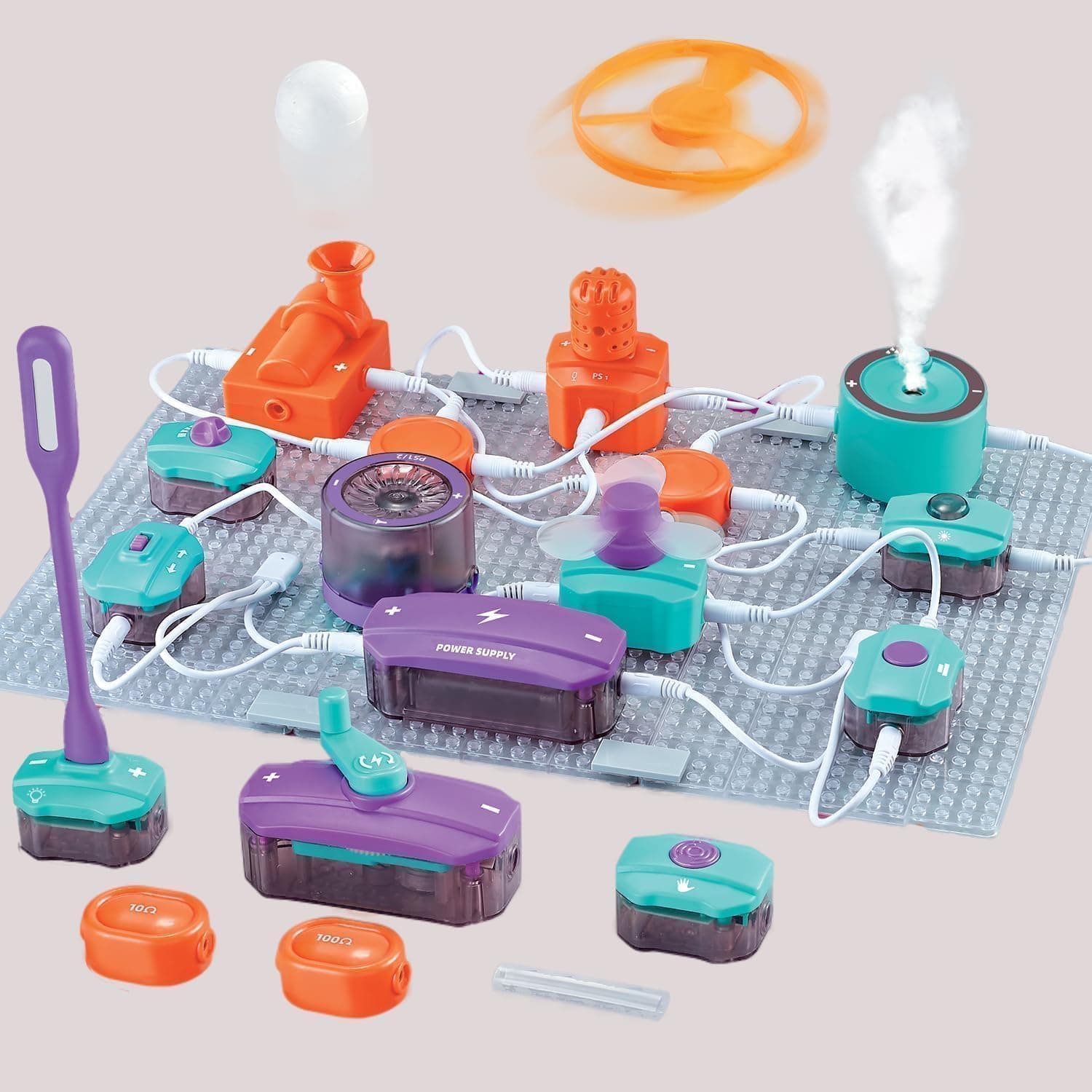 Kit de Circuitos Eléctricos para Niños, 101 Experimentos y 45 Circuitos