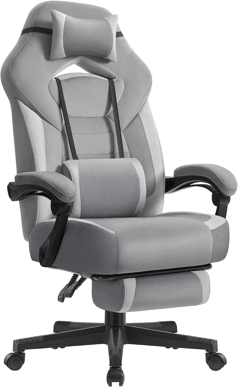 SONGMICS Silla Gaming, Diseño Ergonómico, Capacidad de Carga 150 kg