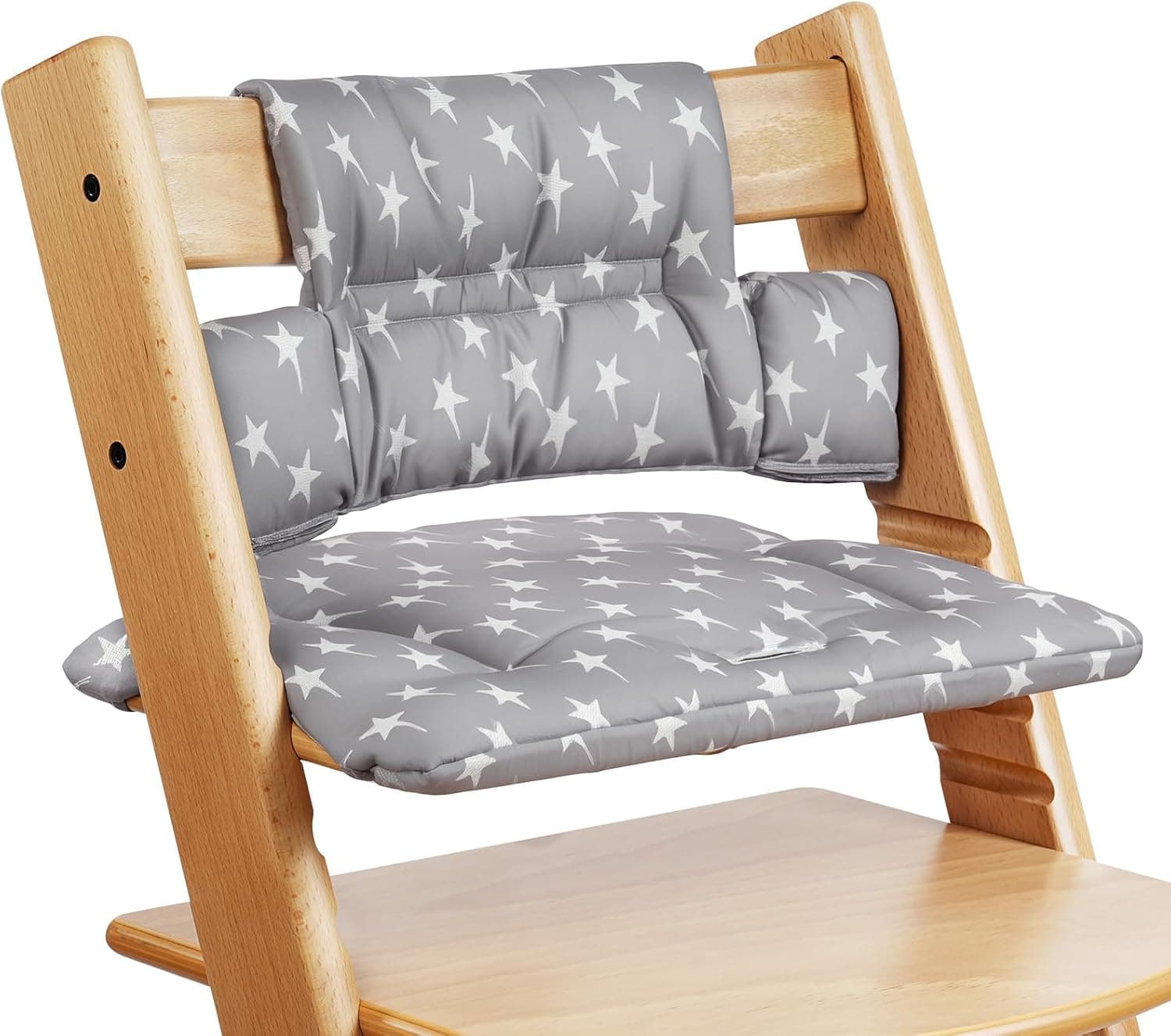 Vicloon Cojín para Trona Compatible con Stokke Tripp Trapp, Funda Trona de Bebe Antideslizantes Universal, con Revestimiento Impermeable, Fácil Limpieza, Suave y Cómodo, Funda de Repuesto (05)