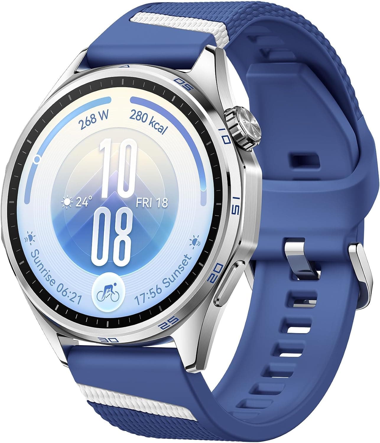 HUAWEI Watch GT 7 46mm Smartwatch, GPS, iOS, hasta 21 Días Autonomía, Azul