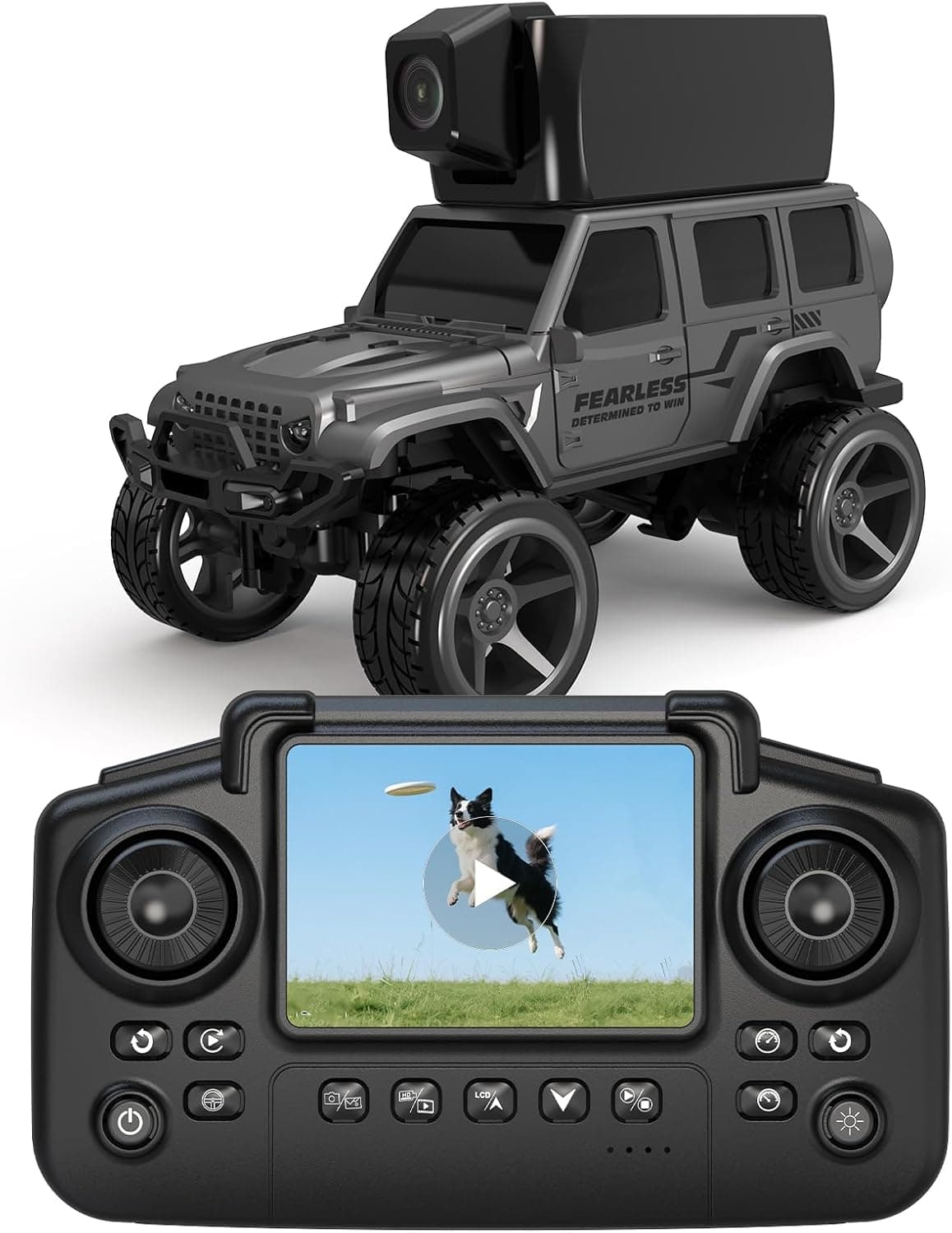Mini Coche RC FPV 1:64 con Cámara, Pantalla LCD y Vídeo en Tiempo Real,Cámara Magnética Ajustable 45°,Control por App,2 Velocidades,2,4 GHz,Carreras en Interior,Juguetes de Regalo para niños y niñas