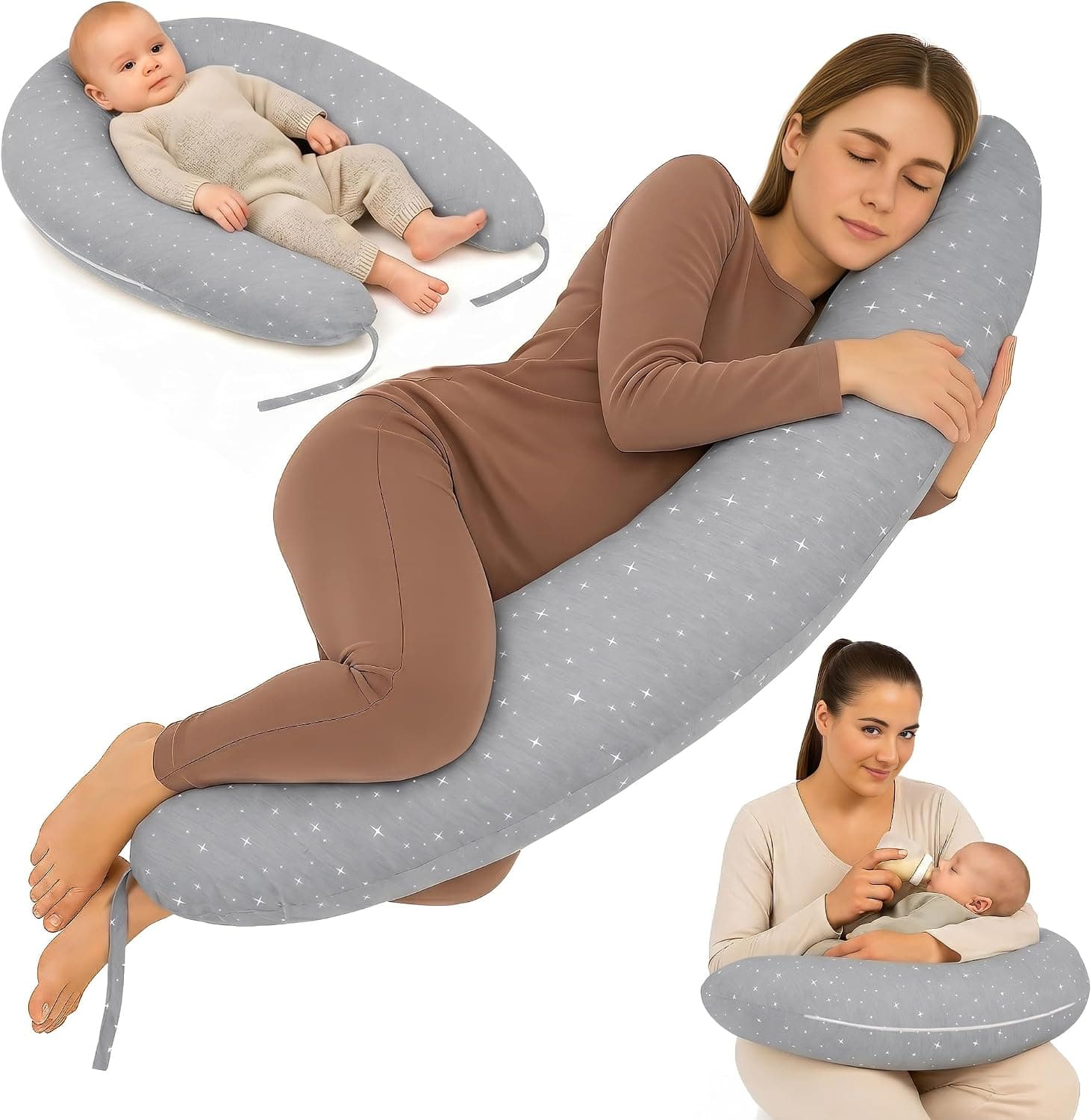 Cojín lactancia 190 cm almohada embarazada Pregnancy Pillow maternidad