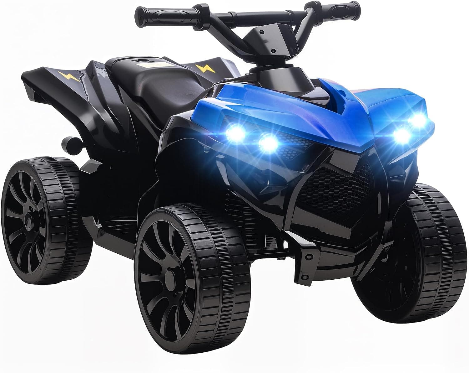 AIYAPLAY Quad Eléctrico para Niños 6 V, 37 a 72 Meses, hasta 3 km/h, Azul
