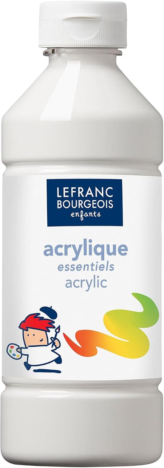 Lefranc Bourgeois - Pintura acrílica líquida, 500 ml, Color Blanco