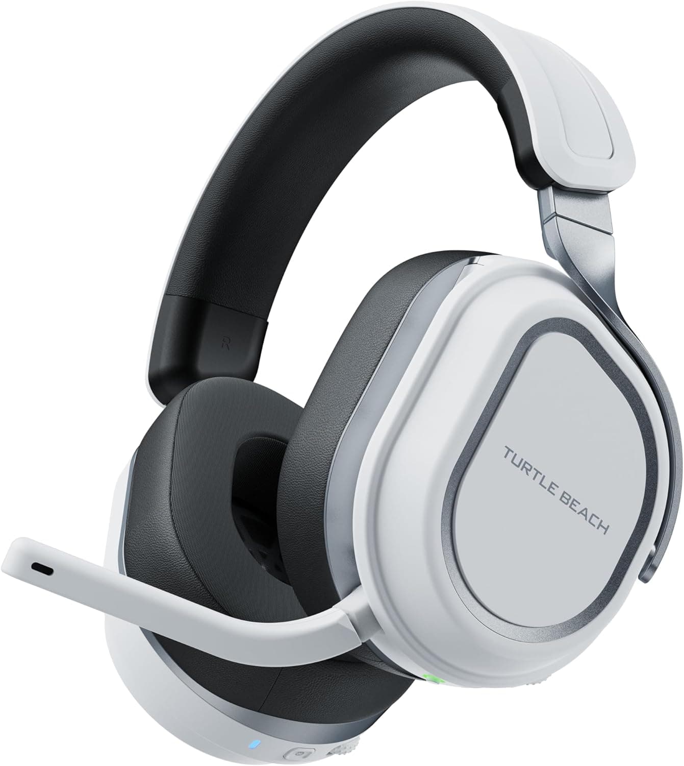 Turtle Beach Stealth 700 Blanco Playstation Auriculares de Juego Inalámbricos con 80hr Batería, Altavoces de 60 mm, Transmisores Duales y Bluetooth para PS5, PS4, PC y móviles