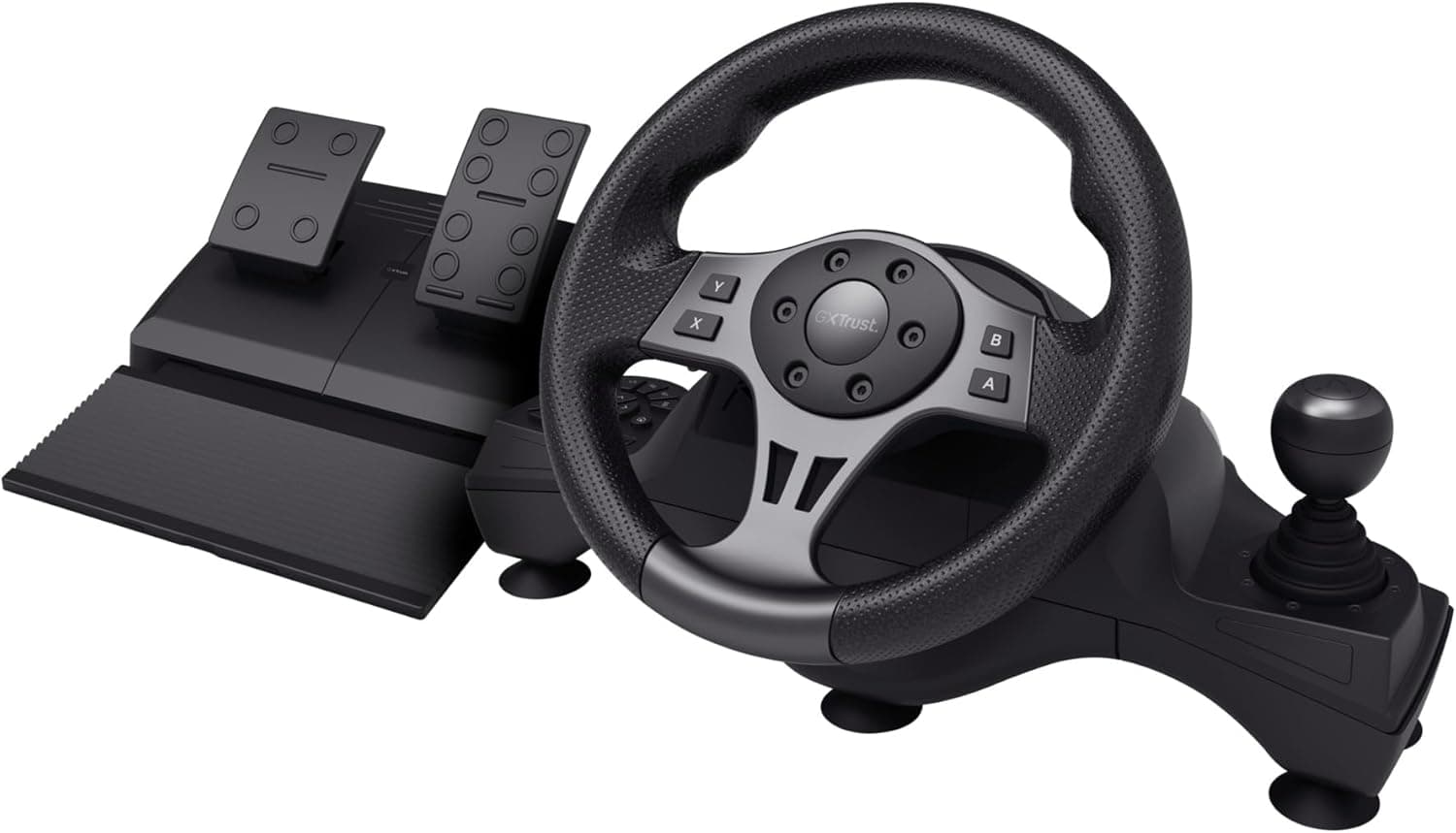 GXTrust Movi Volante de Carreras PC con Pedales y Levas de Cambio