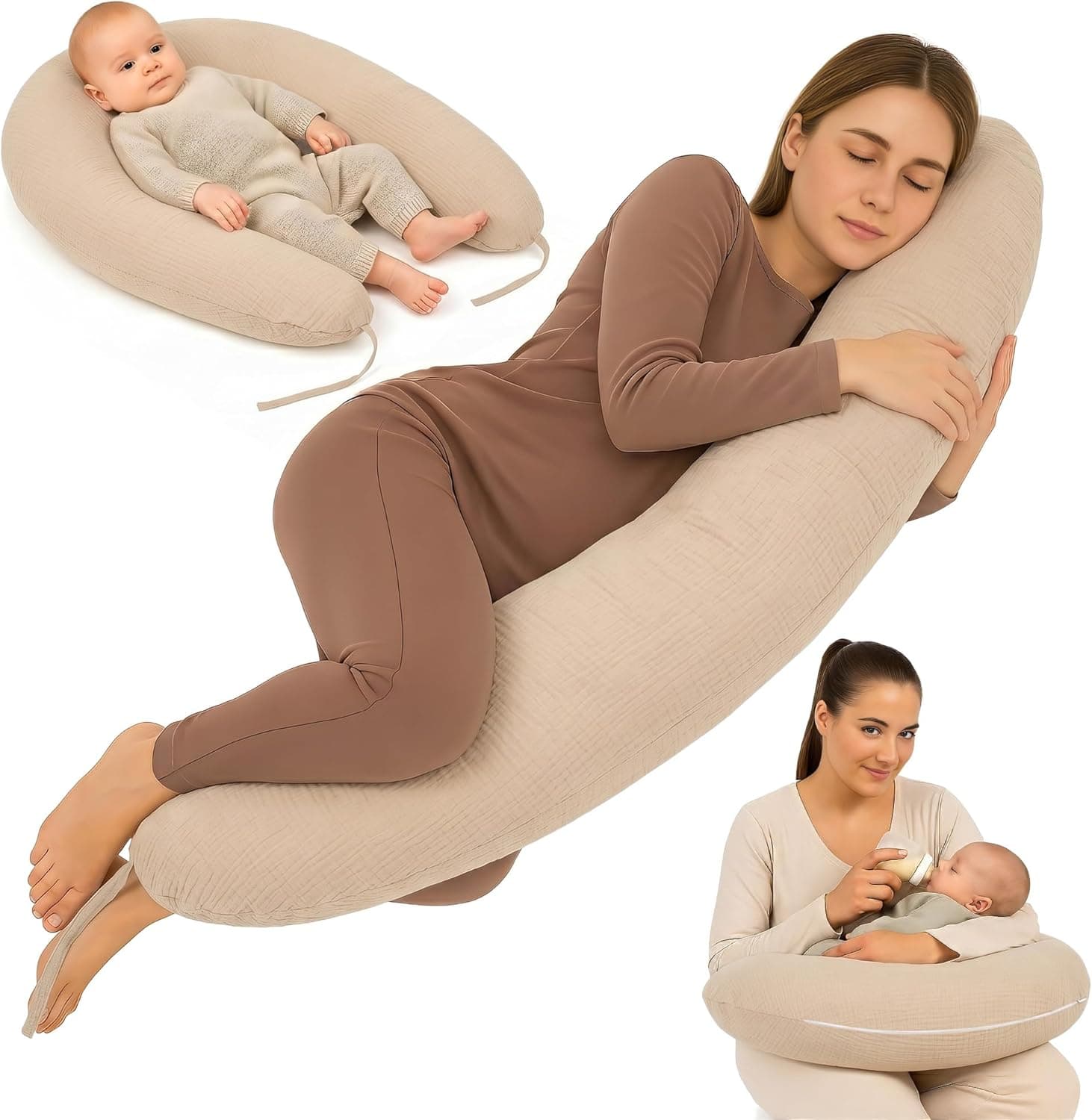 Cojín lactancia 190 cm almohada embarazada Pregnancy Pillow maternidad