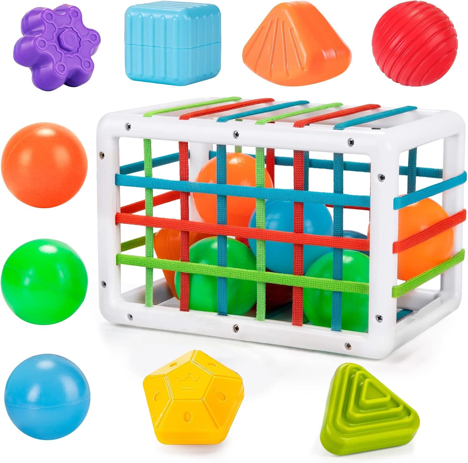 LZDMY Juguete Bebe +12 Meses,Cubo Montessori 1 Año con Sensoriales Pelotas