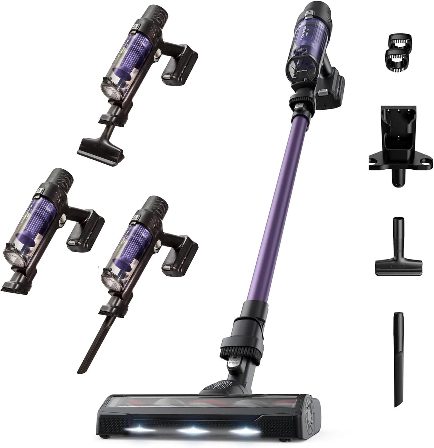 Rowenta X-Pert 7.60, Aspiradora Escoba Sin Cable, Lila