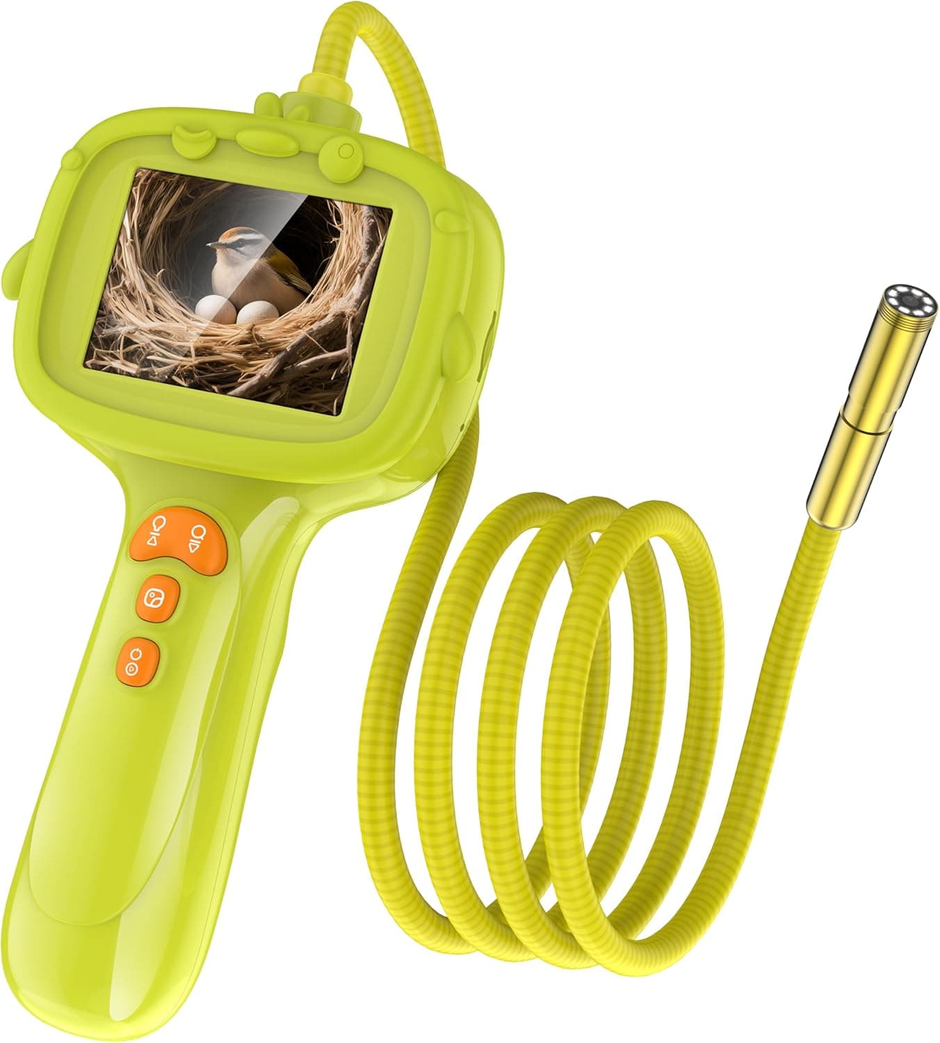 Endoscopio Infantil con luz, cámara de Serpiente con boroscopio única, Juguetes educativos de Ciencia Stem para Regalos de cumpleaños de Navidad para niños y niñas de 3, 4, 5, 6, 7, 8, 9 y 10 años.