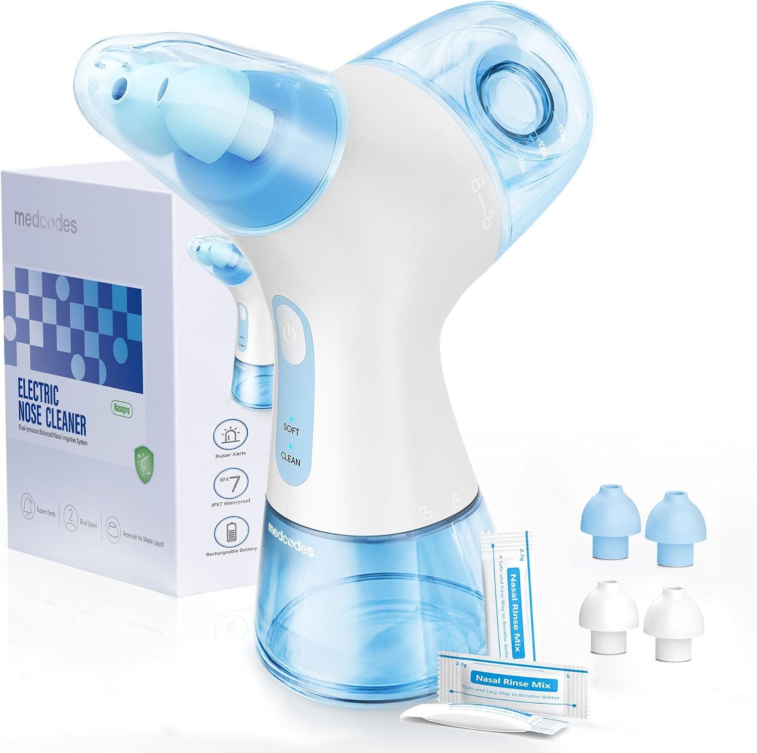 Sistema de Irrigación Nasal de Doble Potencia, Lavado Nasal