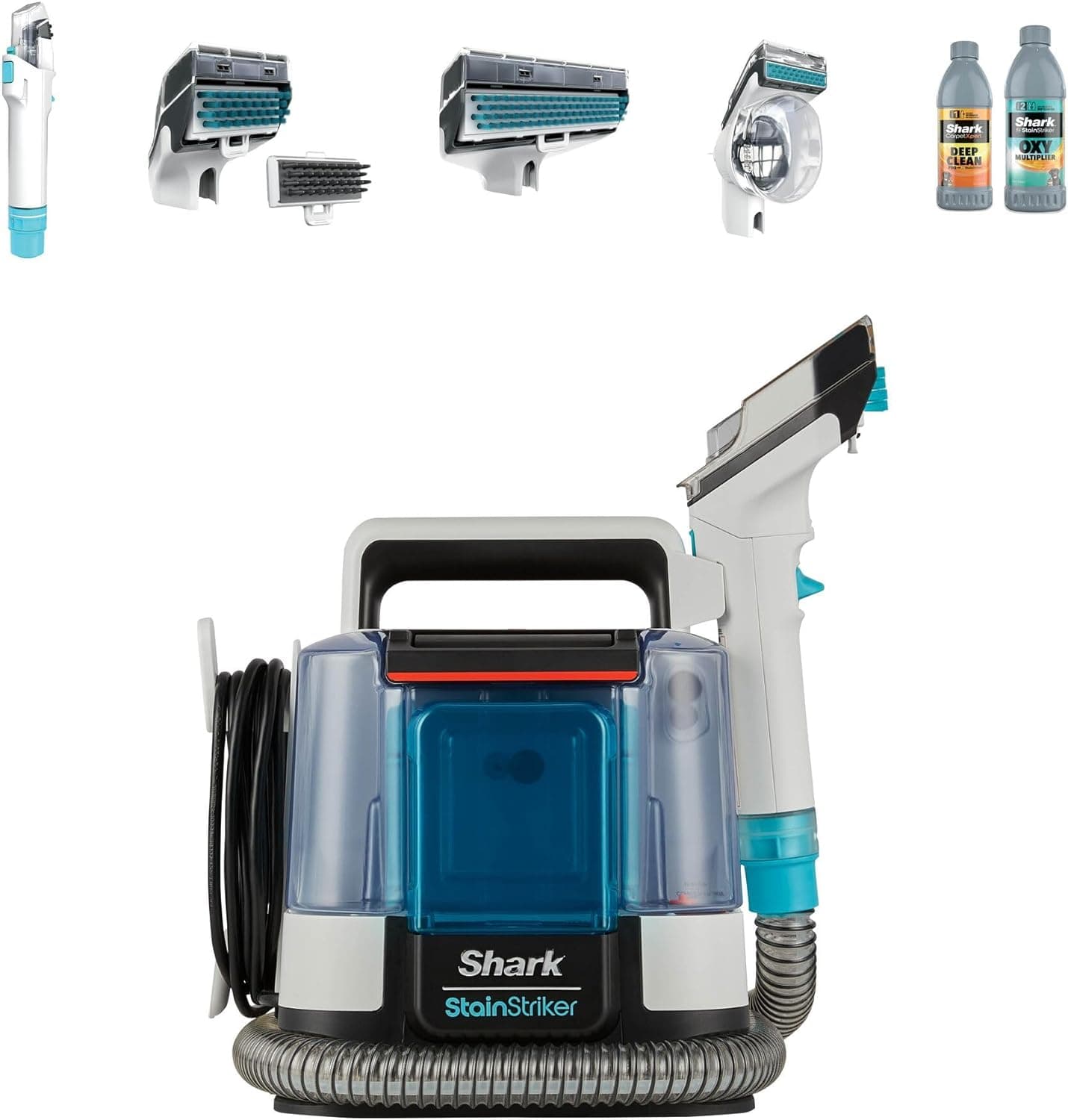 Shark StainStriker, Limpiador Quitamanchas con 5 Accesorios, 450W