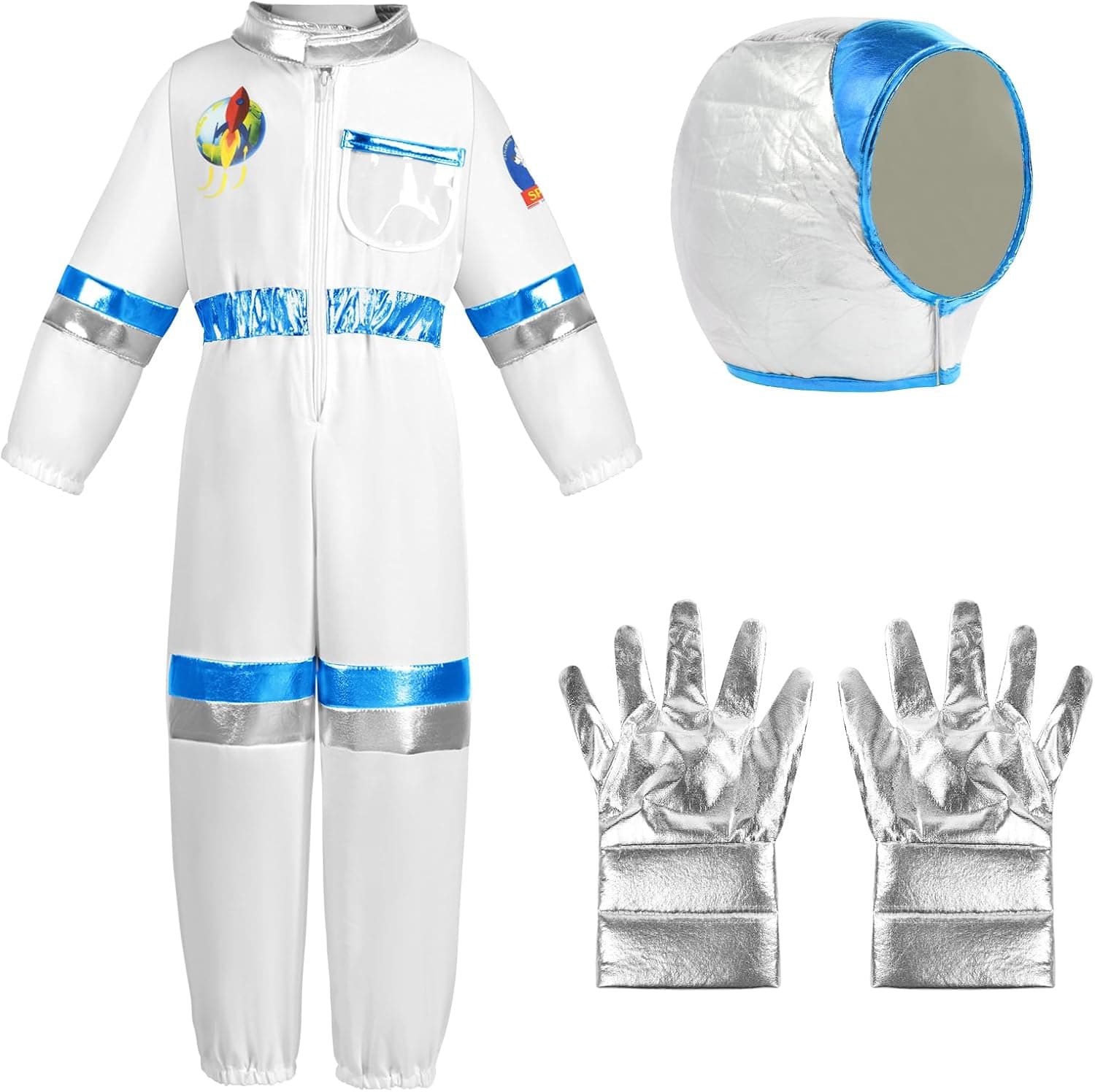 Aomig Disfraz Astronauta, Casco Traje, 4-8 Años