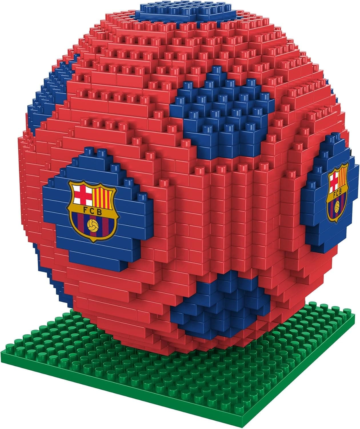 FOCO Juego de construcción de fútbol 3D con Licencia Oficial del FC Barcelona Barca BRXLZ Bricks