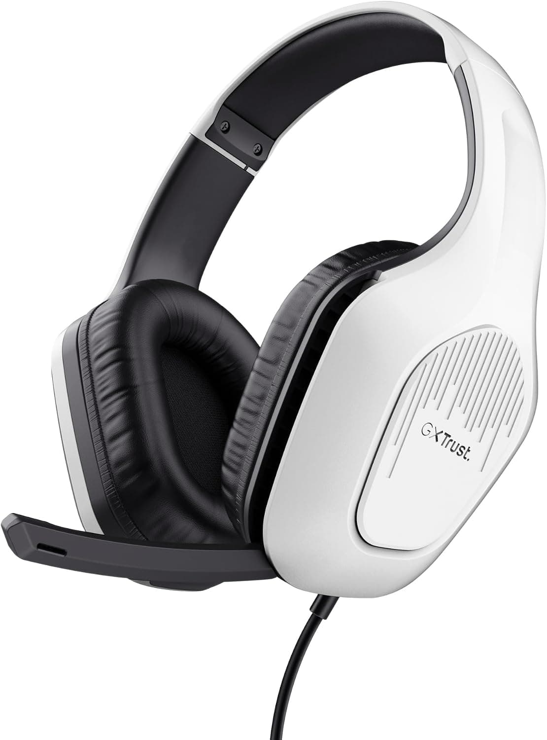 GXTrust Rayne Cascos Gaming Ligeros PC Xbox PS4 PS5 Switch Mobile, Blanco