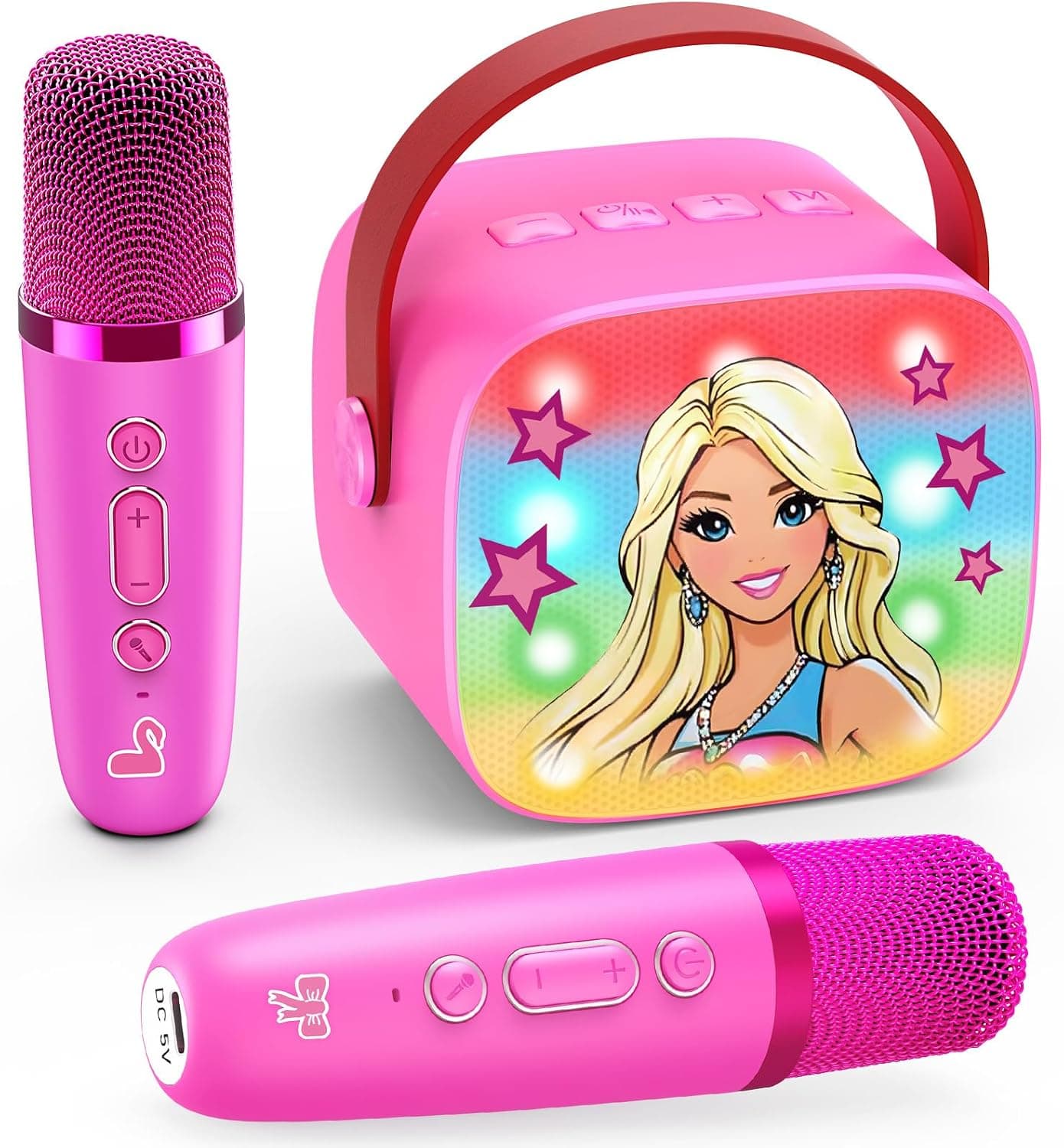 Princesa Karaoke Niña con Microfono Infantil, Regalo Niña 3-12 Años