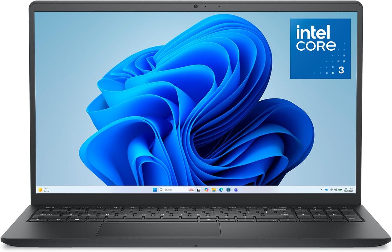 Portátil DELL 15 - Intel Core 3 100U, 8GB RAM, 512GB SSD