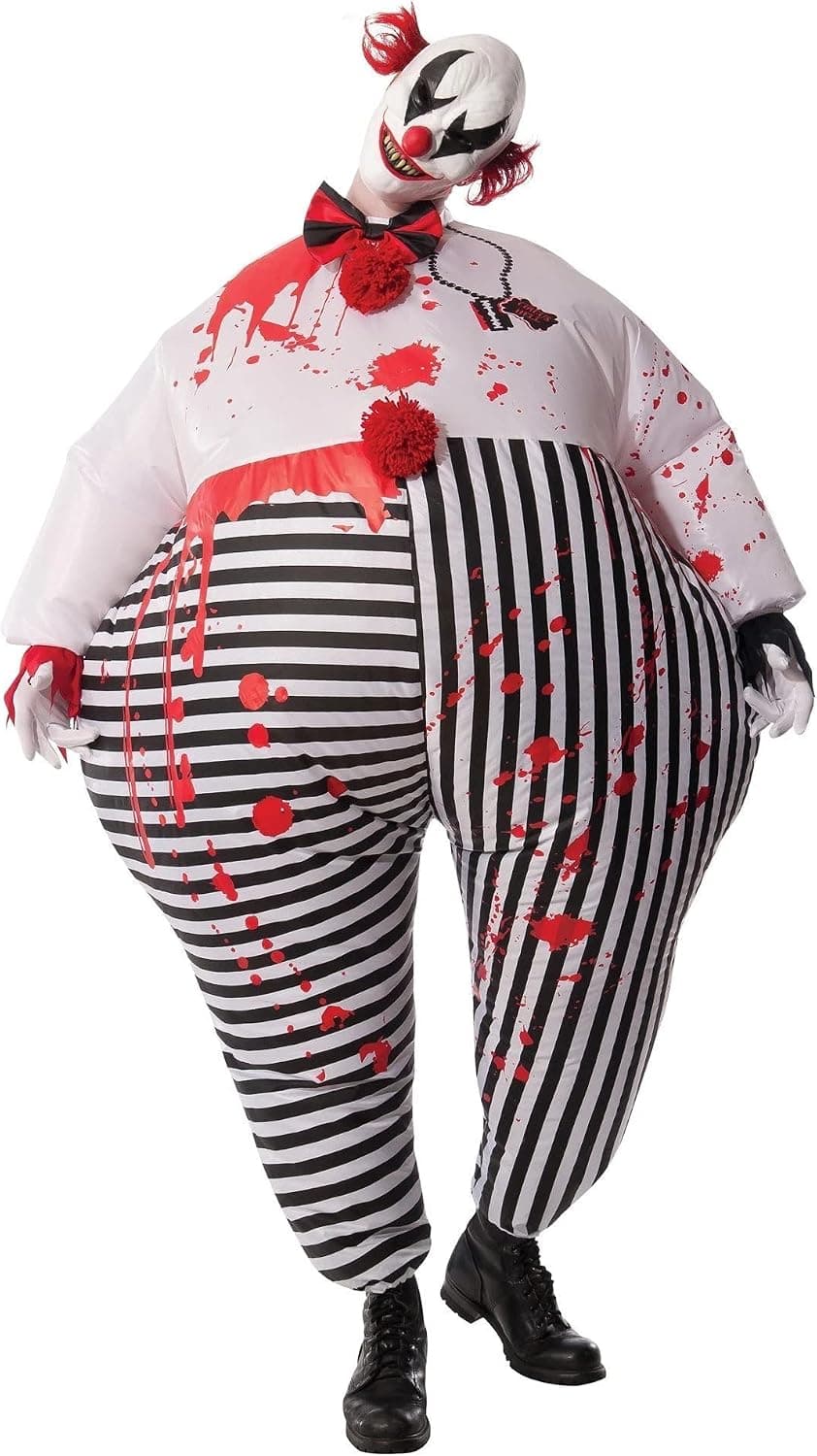 Rubie'S Disfraz de Payaso de Terror de Halloween, Hinchable, para Adultos, Producto Oficial de Rubie'S, Talla única estándar