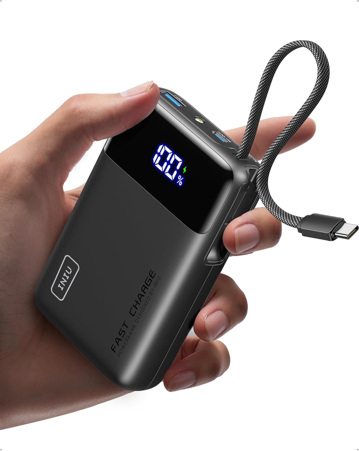 INIU Power Bank, Pequeño 20000mAh 45W Carga Rapida Travel Batería Externa