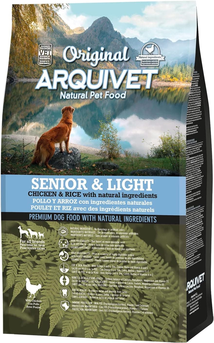 Arquivet Original Senior Y Light 3 Kg, 1 Unidad (Paquete de 1)