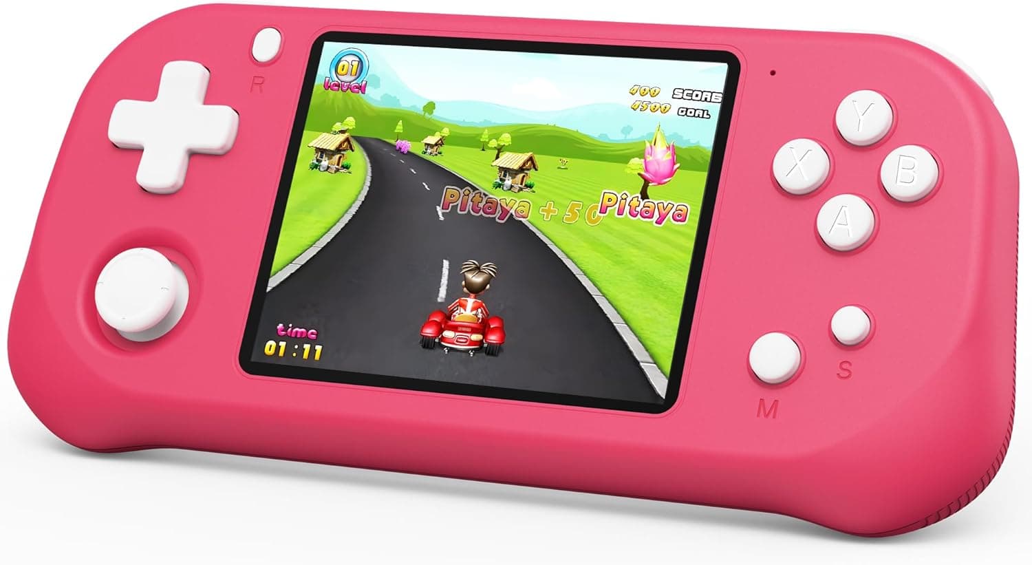 Consola de Juegos Portátil para Niños con Construido en 220 Classic Video Juegos Sistema 3.0" LCD Cumpleaños (Rojo)