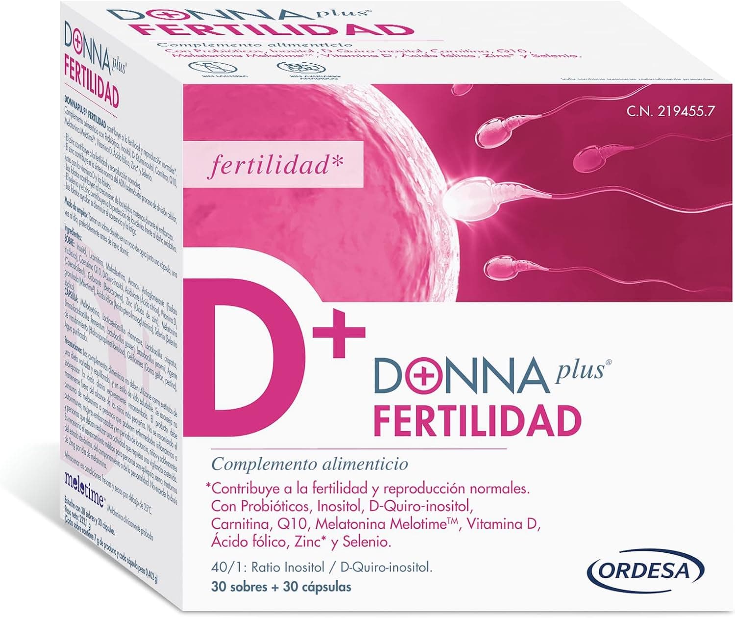 DONNAplus Fertilidad | Sobres y Cápsulas |Fertilidad y Reproducción Normal
