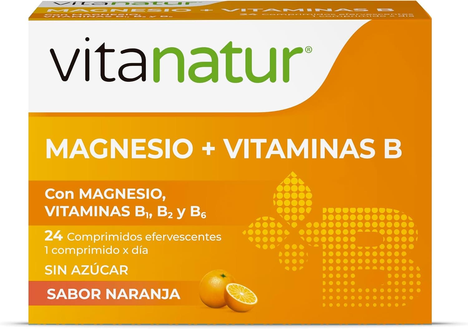 Vitanatur - Magnesio + Vitaminas B Comprimidos Efervescentes 24 Unidades