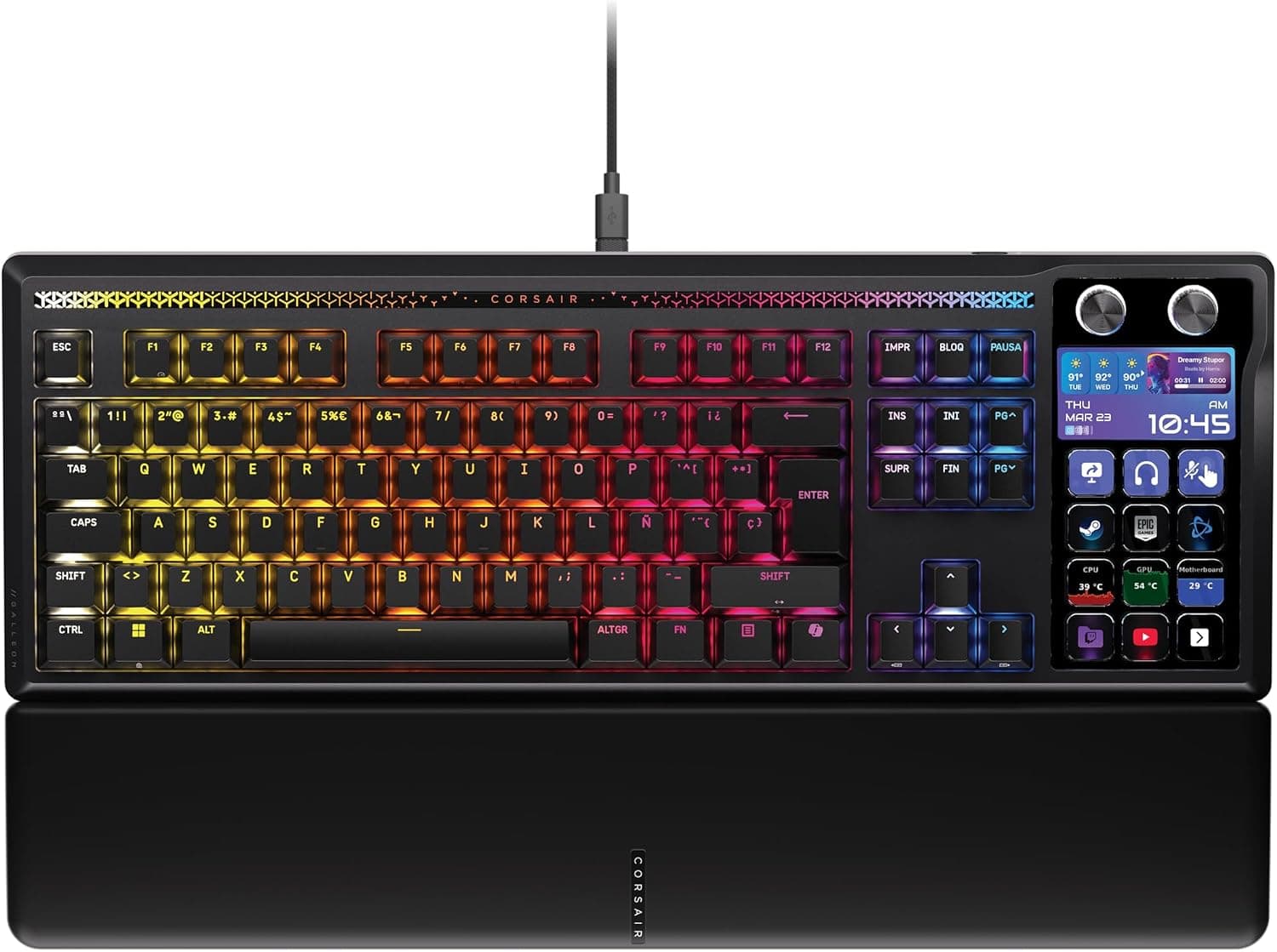 Corsair Galleon 100 SD RGB Teclado Mecánico con Cable para Juegos