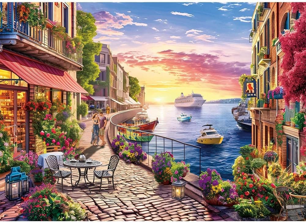 HUADADA Puzzle de 1000 Piezas, 1000 Piezas, para Adultos, Fascinante, Paisaje, Rompecabezas clásicos para Toda la Familia, Regalos para Mujeres, Regalos para Hombres